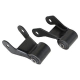 Labwork Rearward Leaf Spring Shackle & Bracket Hanger Set For 88-97 Chevy k2500