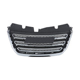 Labwork Front Bumper Upper Grille For GMC Terrain SLT 2016-2017 Chrome & Black