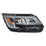 Labwork Right+Left Headlights For 2016-18 Ford Explorer Halogen W/LED DRL Chrome