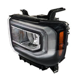 Labwork Right+Left HID Headlights For GMC Sierra 1500 2016-2018 W/o Ballast+Blub