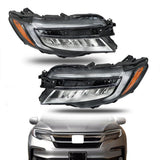 Labwork Left+Right LED Headlight Assembly For Honda Pilot 19-22 Passport 19-21