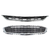 Labwork Front Upper & Lower Mesh Grille For Chevrolet Malibu 2016-2018