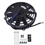 Labwork 7" Inch 80W Electric Slim Push Pull Radiator Cooling Fan Mounting Kit