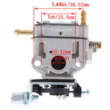 Carburetor Kit For Ryobi RLT26CDSN Homelite Trimmers Whipper Snipper HlT25CNB