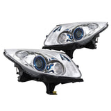Labwork Right&Left Headlight For 2008-12 Buick Enclave HID (w/o AFS) Chrome Lens