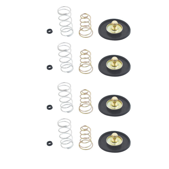 Set of 4 Motorcycle Carburetor Repair Kit with Cut Off Valve Kit Replacement for CB450 CB650 CB750 CX500 CM450 GL1100 Xl500S