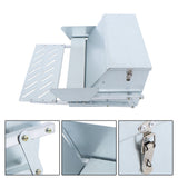 Automatic Chicken Feeder Galvanized Steel Poultry Feeders 20lb For 6-12 Chickens