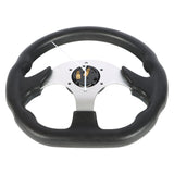 carbon fiber Steering Wheel+Score Card Holder For Ezgo and Yamaha Golf Cart