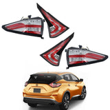 Labwork Passenger+Driver Tail Light For Nissan Murano 2015-2018 Outer+Inner Lamp