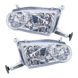 Labwork Left&Right Headlights Assembly For 2001-2002 Toyota Corolla Projector