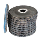 Premium Zirconia Flap Disc Sanding Grnding 4-1/2" X 7/8" 40 Grit T29 100 Pack