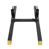 43 In Tractor Bucket Forks Clamp on Pallet Forks w/Adjustable Stabilizer Bar