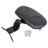 PU Leather Front Driver Rider Backrest For Touring CVO Electra Road Street Glide