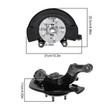 Labwork Steering Knuckle & Wheel Hub Bearing Assembly For Honda CR-V 2007-2009