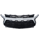 Labwork Front Upper Grille Blk+Chrome Molding Trim For Chevrolet Blazer LT 23-24