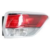 Labwork Right Side Outer Tail Lights For Toyota Highlander 2014-16 Assembly Red