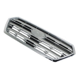 Labwork Front Bumper Grille Chrome Plastic For 2015-2017 Subaru Outback