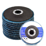 60 Grit Premium Zirconia Flap Disc Sanding Grinding 4-1/2" X 7/8" 10 Pieces