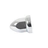 33mm Chrome Lug Nut Covers Semi Truck Push On Bullet Style ABS Plastic Set of 20