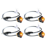 LED Turn Signal Light Kit w/Horn Column Turn Switch For Polaris Can Am Honda UTV