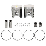 Cylinder Rebuild Kit Pistons Rings Pins Set For Yamaha Rd350 1973-75 NEW