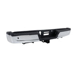 Labwork Rear Bumper Assembly For 2021 2022 2023 Ford F-150 Chrome W/ Sensor Hole