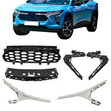 Labwork Front Bumper Grille With Chrome Trim For Chevrolet Trax RS 2023-2024