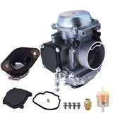 Carburetor & Intake Boot Manifold for Polaris Hawkeye 300 Magnum 425 Worker 500