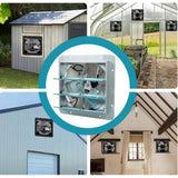 20" Shutter Exhaust Fan Aluminum High Speed Wall Mounted Garage Greenhouse New