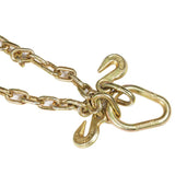 2× G70 V-Chain Bridle w/8" Medium J Hooks,T- Hook&J-Hook w/Grab Hooks 5/16''x3'