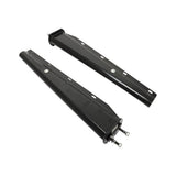 New Mud Flap Hangers Black Steel Straight 30" 2.5" Semi Truck Spring Loaded