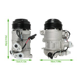Labwork A/C Compressor For 2015 Mercedes-Benz C-CLASS Aluminum A0008303002