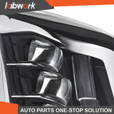 Labwork Headlight For 2015-2020 Cadillac Escalade LED Black Housing Passenger RH