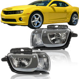 Labwork Left+Right Headlight For 2010-2013 Chevy Camaro Halogen Black Housing