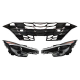 Labwork LH+RH Headlights&Front Bumper Grill For 21-22 Hyundai Elantra W/LED DRL