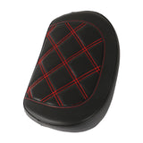 Rear Passenger Sissy Bar Backrest Pad For Touring CVO Street Glide Red Stitching