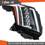 Labwork Headlight For 2015-2020 Cadillac Escalade LED Black Housing Passenger RH