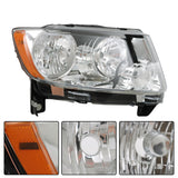 Labwork Headlights Assembly For Jeep Grand Cherokee 11-13&Compass 11-17 Halogen