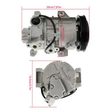 Labwork A/C Compressor With Clutch 2007-2012 For Toyota Yaris L4 1.5L 8831052481