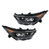 Labwork LH+RH Headlights Assembly For 2019-2022 Toyota RAV4 LE XLE Chrome LED