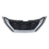 Labwork Upper Grille Blk For 2021-23 Nissan Rogue SL/SV W/ Carmera Hole Plastic