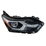 Labwork Left+Right Headlight For 2018-2021 Chevy Equinox LT HID w/LED DRL Chrome