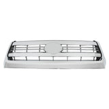 Labwork Front Bumper Grille Assembly For Toyota Tundra 2014-2021 Plastic Chrome