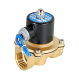 Electric Solenoid Valve Brass Water Air Gas NC 1" NPT 110V 120V Volt AC