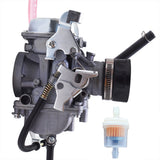 Carburetor W/ Intake Boot Joint Manifold for Kawasaki KLR250 1987-2005