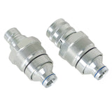 Flat Face Coupler Kit For Bobcat 753 S175 T450 T250 S450 S770 7246802 7246799 US