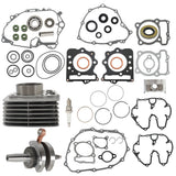For Honda 400EX ENGINE REBUILD KIT CRANKSHAFT CYLINDER PISTON GASKET 1999-2004