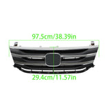 Labwork Front Upper Black Grill For Honda Odyssey 2011-2013 Chrome Molding Trim