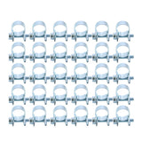 30 Piece 1/4 Inch (11mm-13mm) Fuel Injection Hose Clamp / Auto Fuel Clamps