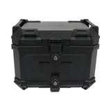 Motorcycle Top Case 45L Waterproof Rear Tour Box with Security Lock Helmet Case